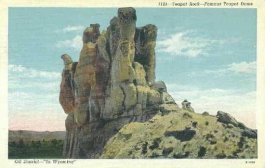 Teapot Dome in Wyoming 