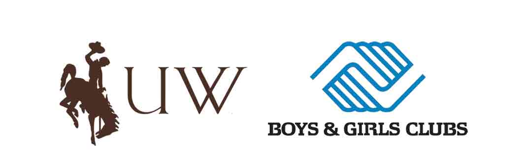 University of Wyoming and Boys and Girls Club Logos