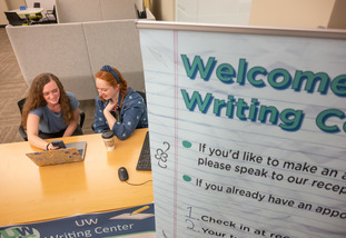 writing consultants at Writing Center
