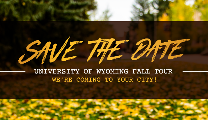 Save the date UW fall tour, we're coming to your city!