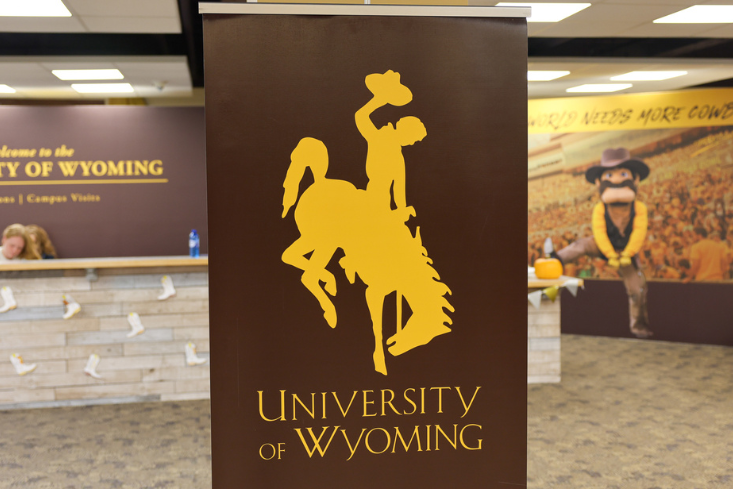 image of the campus visitors center in the wyoming union