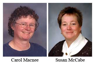 Carol Macnee and Susan McCabe