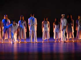 Nine dancers