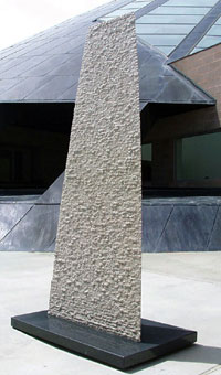 Obelisk-like sculpture