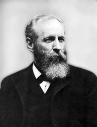 Historic photo of man with beard
