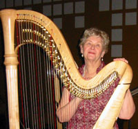 Woman with harp