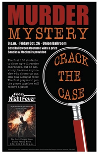 Mystery night promotional poster