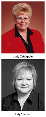 Judy Catchpole and Judy Shepard