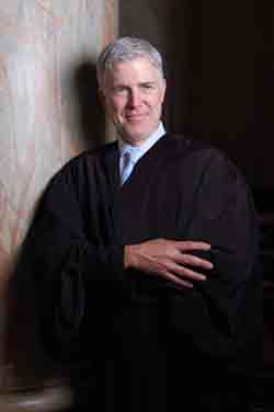 man in judge's robes