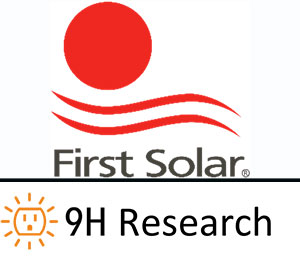 logos for first solar and 9H
