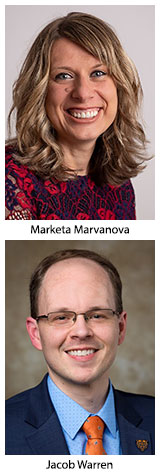 Marketa Marvanova and Jacob Warren
