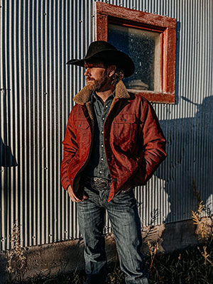 man standing outside