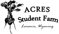 official ACRES Student Farm logo featuring a beet
