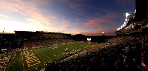University of Wyoming Evening Football Game