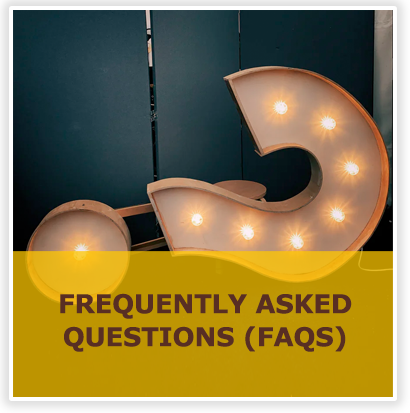 Frequently Asked Questions over question mark