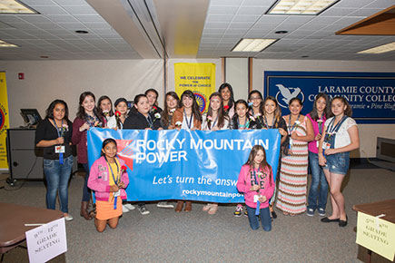 group with Rocky Mountain Power banner