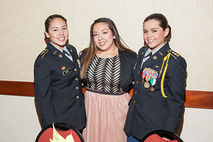two US. Army participants and third woman