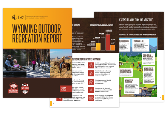 Thumbnails of Wyoming Outdoor Recreation Report