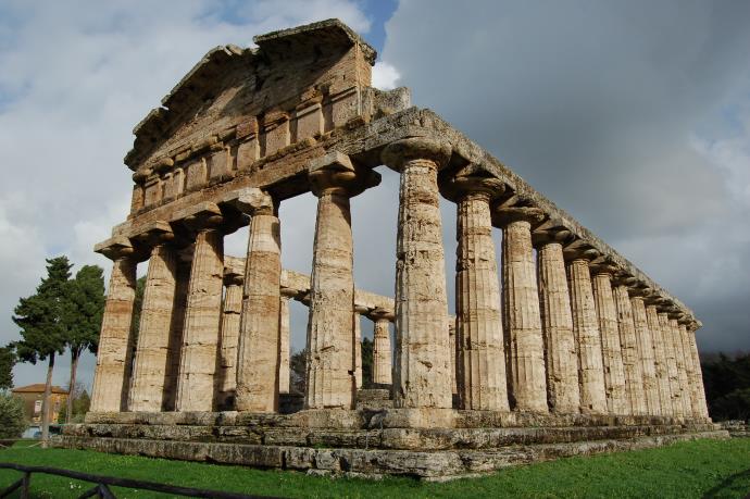 Temple of Athena at Paestum, Greece