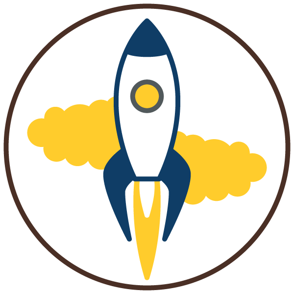 rocket launch icon