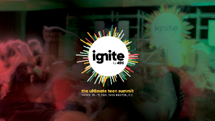 logo for the National 4-H Council's Ignite by 4-H teen conference.