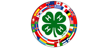 Exploring 4-H Around the World logo