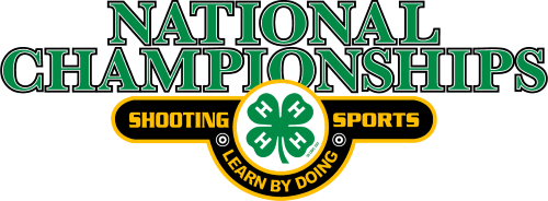 National 4-H Shooting Sports Championships logo, learn by doing