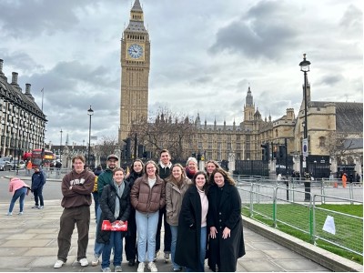 photo of students in London