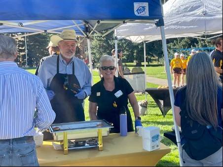 Provost Kevin Carman and Senior Vice Provost Tami Benham-Deal 