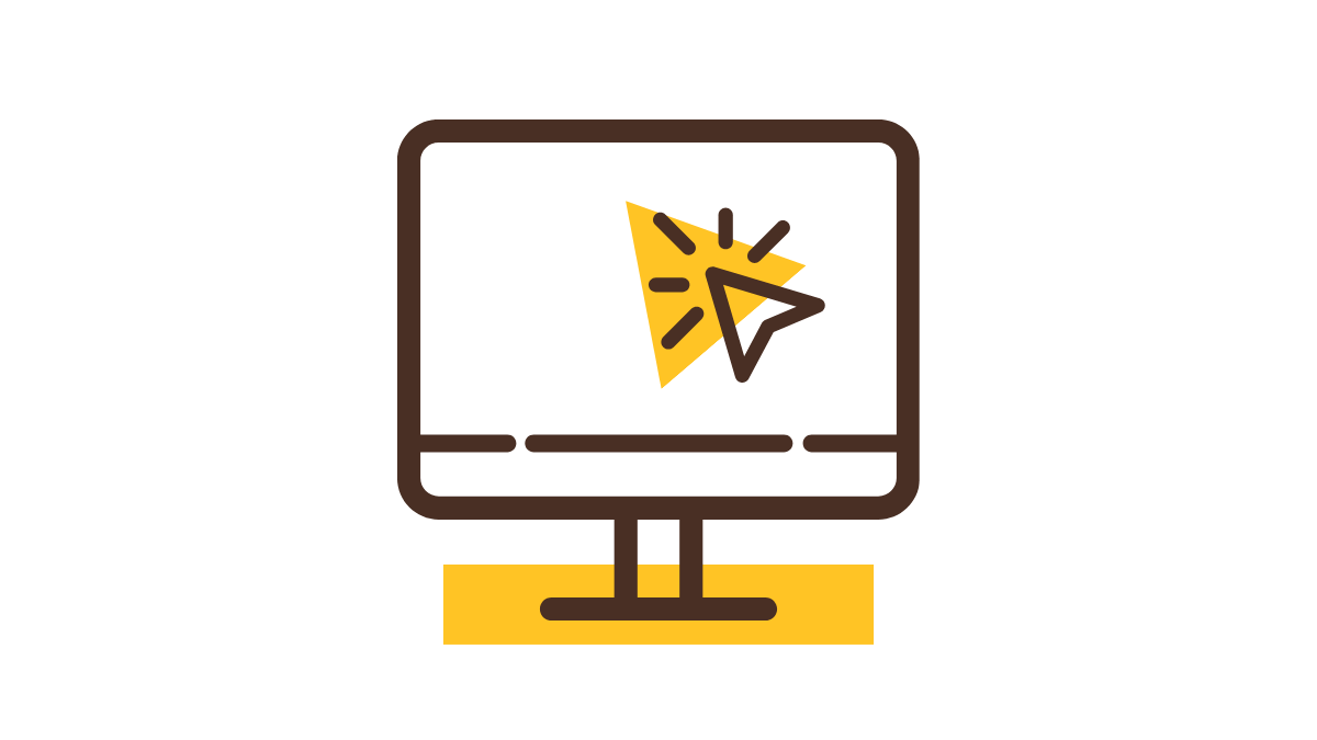 An icon of a computer monitor