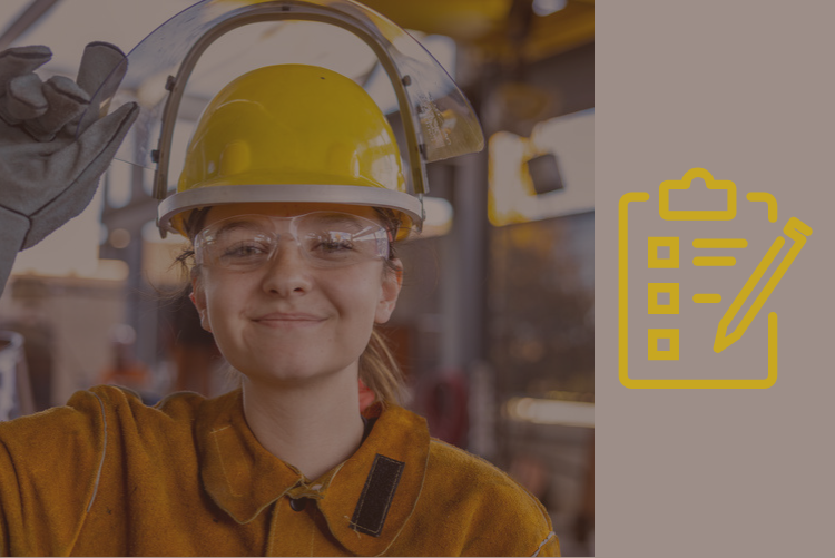 student at the iron pour event