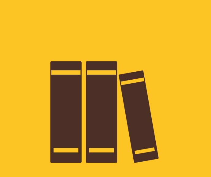 books on a shelf icon