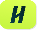 black and neon yellow nori handshake logo