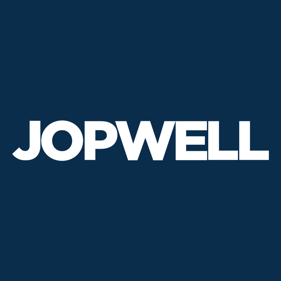 jopwell logo-blue and white