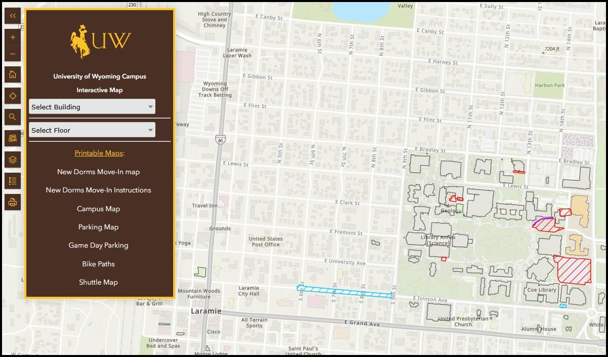 UW Campus Map