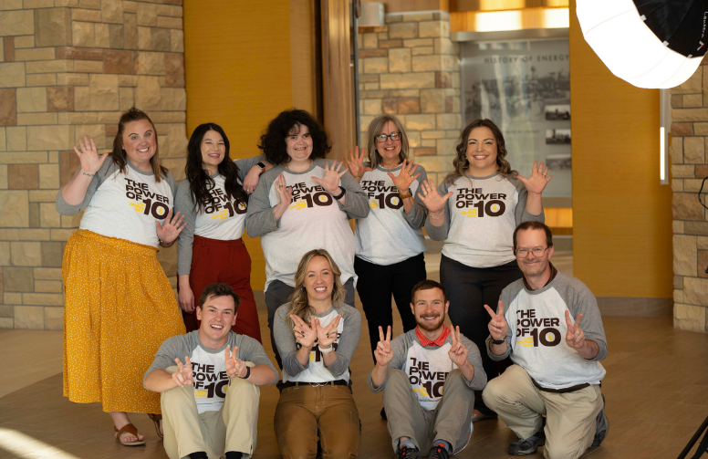 group of people who help make giving day happen