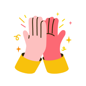 high five graphic