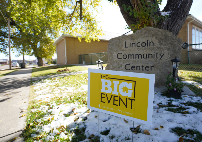 Big Event yard sign
