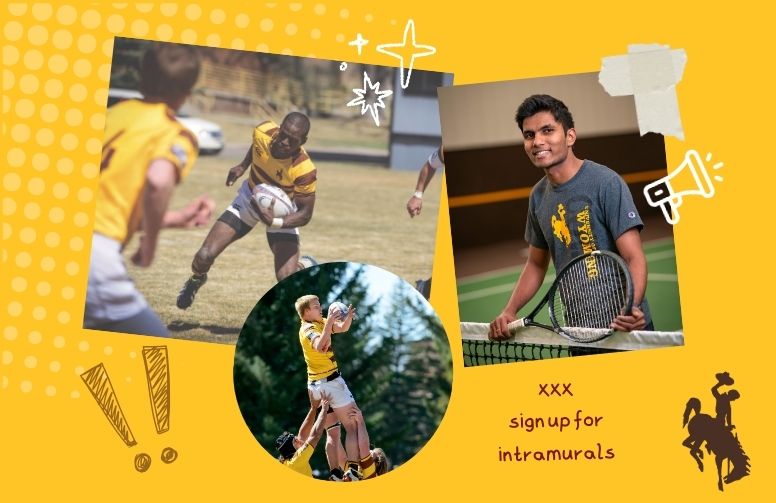 Collage of Intramural sports