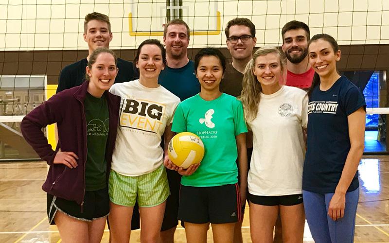 Intramural volleyball team