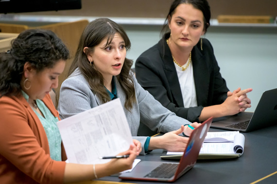 students in class