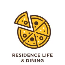 Icon link to Residence Life and Dining services page