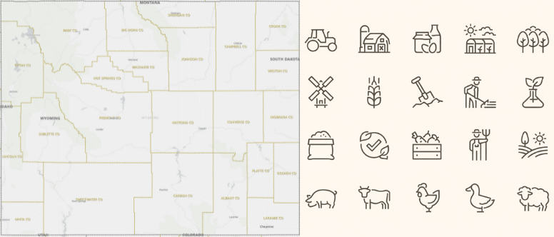 Mapping Wyoming's Food System Grad Project