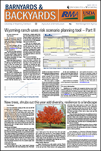 Backyards and Barnyards monthly column graphic