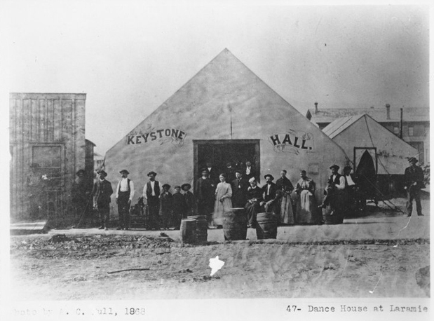 Keystone Dance Hall, Laramie, 1868