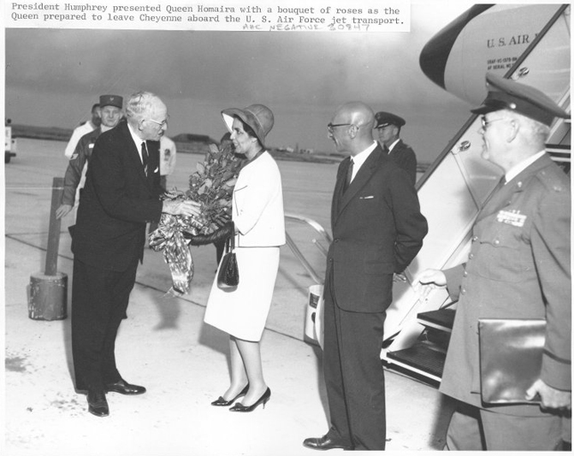 UW President Humphrey and Afghani Royalty, 1963