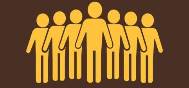 Cartoon of a group of people