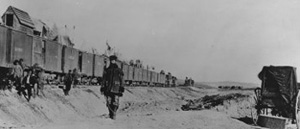 Union Pacific Railroad construction near Green River, WY