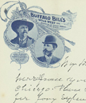 Buffalo Bill letterhead