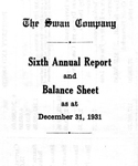 Swan annual report cover page